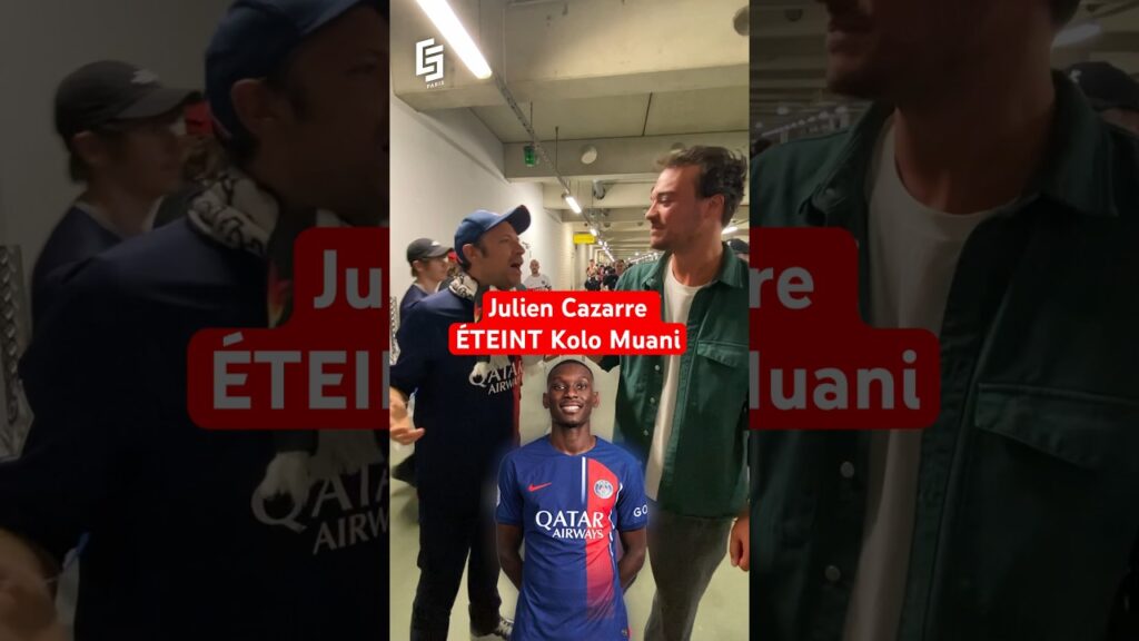 Julien Cazarre ne veut plus de Kolo Muani #psg #shortsfootball #kolomuani #cazarre #championsleague