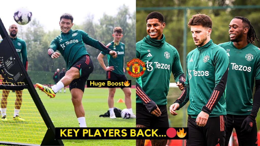 BREAKING✅Man Utd Training Today: Martinez, Shaw, Rasford, Bruno - ahead of Arsenal clash