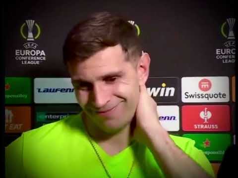 Emiliano Martinez has spoken after he escaped a red card despite receiving two yellow cards.