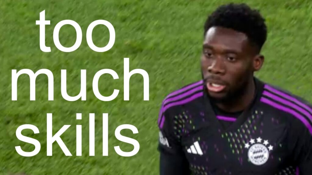 Alphonso Davies just dribble like a winger…