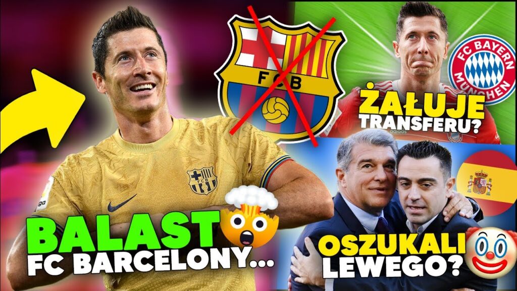 SMUTNA PRAWDA... Lewandowski NISZCZONY przez FC BARCELONĘ! Laporta OSZUKAŁ Lewego?Nie UDANY ROMANS
