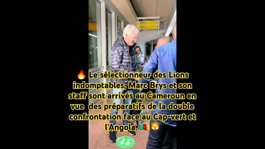 Marc Brys et son staff au Cameroun pour les confrontations face au Cap-vert et l'Angola. 🇨🇲 🇨🇲