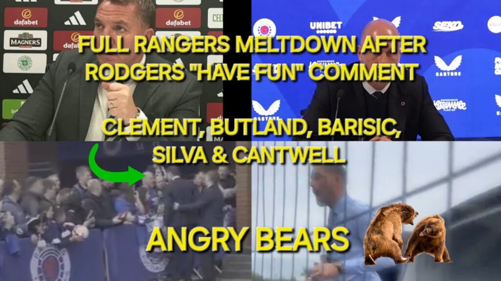 THE FULL RANGERS MELTDOWN AFTER BRENDAN RODGERS COMMENTS / ANGRY BEARS