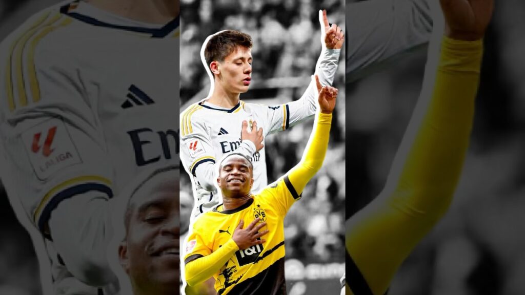 ARDA GÜLER’İN GOL SEVİNCİNİ TAKLİT EDEN FUTBOLCU “Youssoufa Moukoko” #ardagüler #realmadrid #futbol