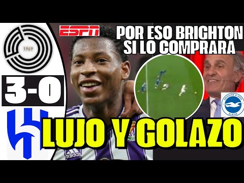 BRUTAL POR ESO BRIGHTON LO FICHARÁ GONZALO PLATA DIÓ TREMENDO LUJO Y GOLAZO SE LOS LLEVÓ SORPRENDE