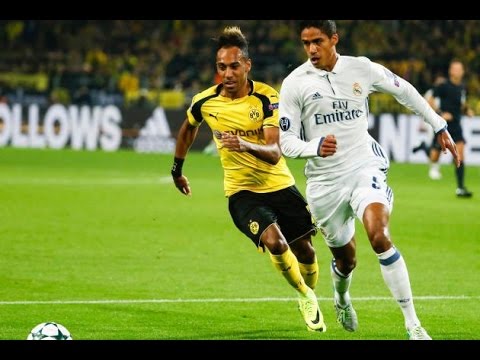Raphael Varane vs Aubameyang - Amazing Sprint Speed