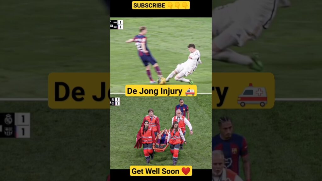Frenkie De Jong El Classico Injury 🚑