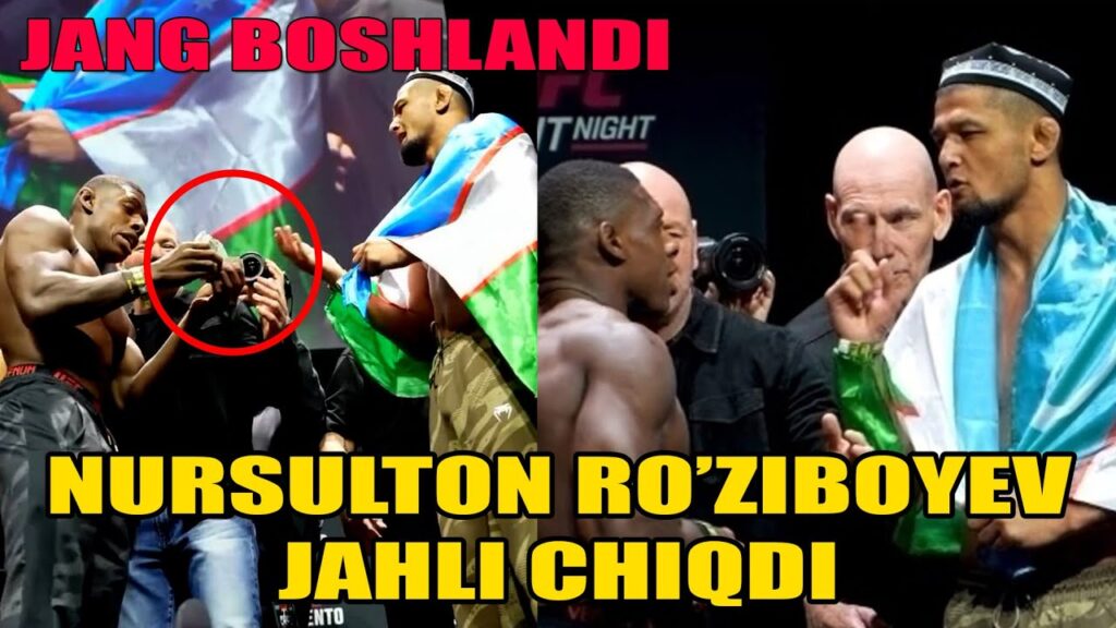 NURSULTON RO'ZIBOYEVNI JAHLINI CHIQARDI RAQIBI. NURSULTON RO'ZIBOYEV  va Joaquin Buckley JANGI