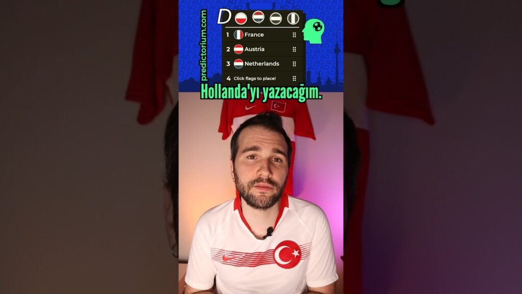 🏆 Euro 2024 D Grubu Tahmini #2