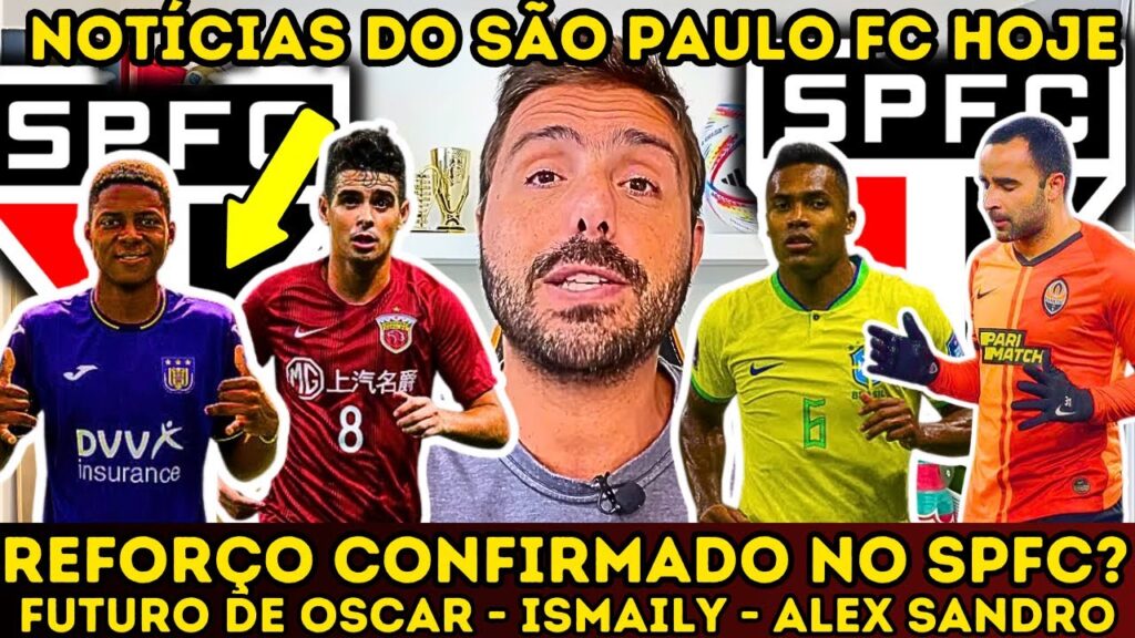 🚨ZUBELDIA PEDIU REFORÇO!! OSCAR VAI VIR? | ALEX SANDRO DESCARTADO? ISMAILY | NOTÍCIAS DO SÃO PAULO