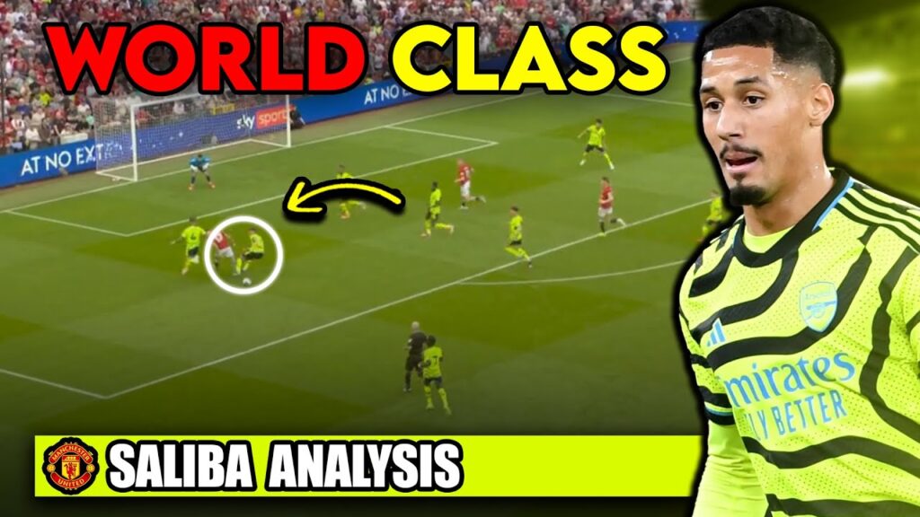 How Arsenal's William Saliba OUTCLASSED Man United