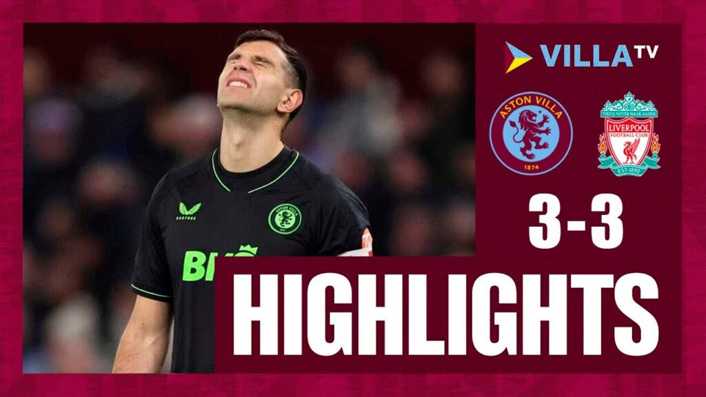 Emiliano Martínez Own Goal | Aston Villa vs Liverpool 3-3 Extended Highlights | Premier League 23/24