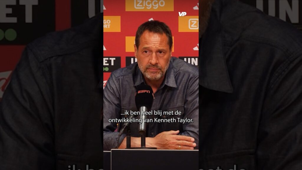 Mooie woorden voor Kenneth Taylor 🙌 #ajax