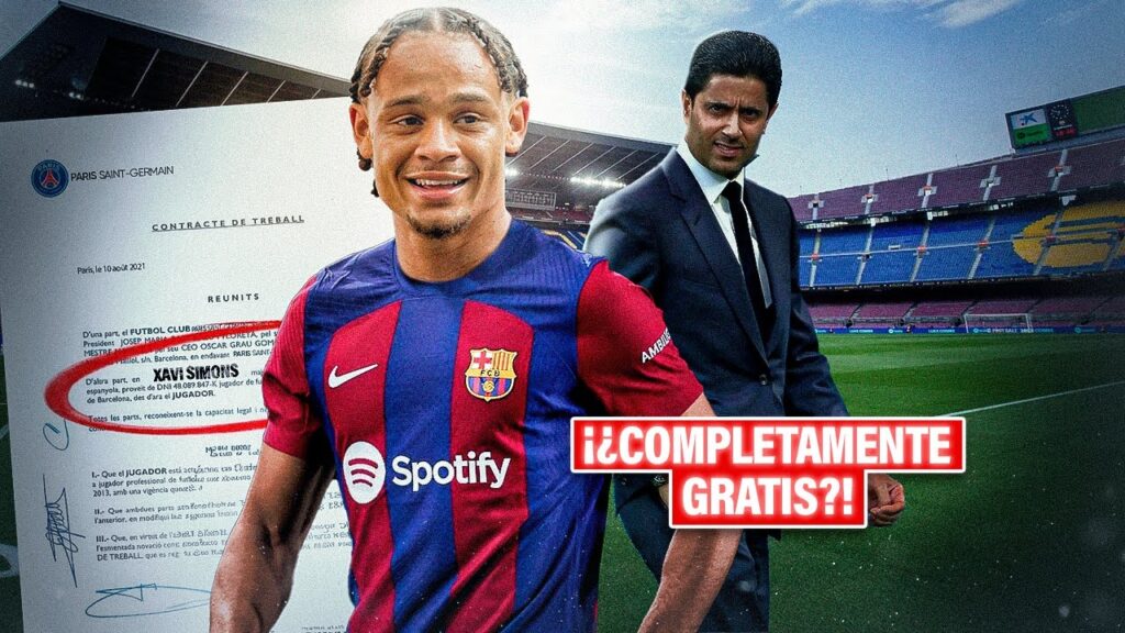 ¡La INCREÍBLE CLÁUSULA de XAVI SIMONS para VOLVER al BARÇA ya! ¡Así LE VIO LA CARA al PSG!🤔