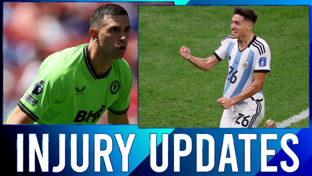 Argentina injury updates: Nahuel Molina, Emiliano Martínez, Marcos Acuña and Germán Pezzella!