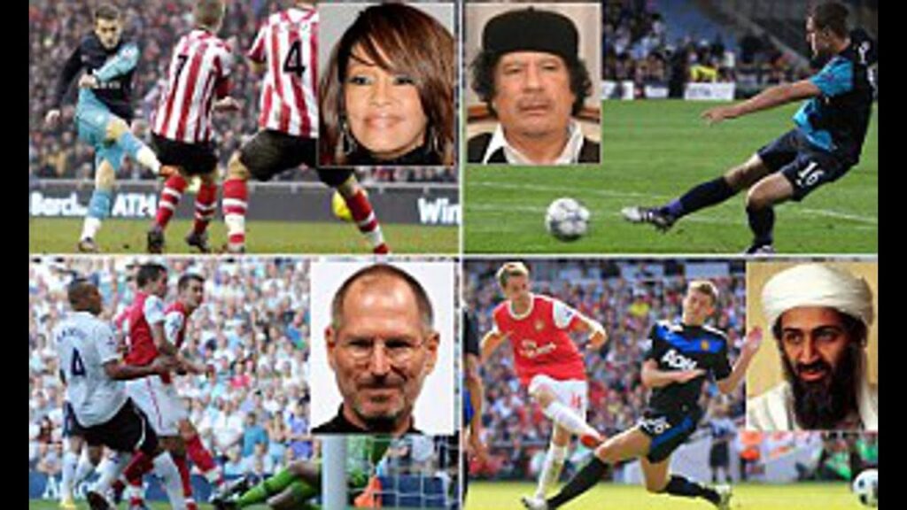 Stars who died after Ramsey goals