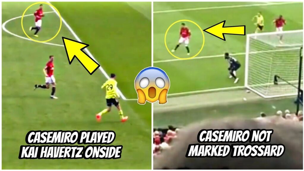 😱Casemiro TWO Huge Mistakes that cost Manchester United Loss vs Arsenal