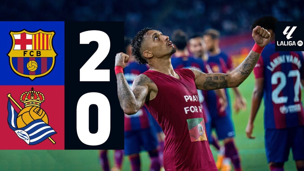 FC BARCELONA 2 vs 0 REAL SOCIEDAD | LALIGA 2023/24 MD35