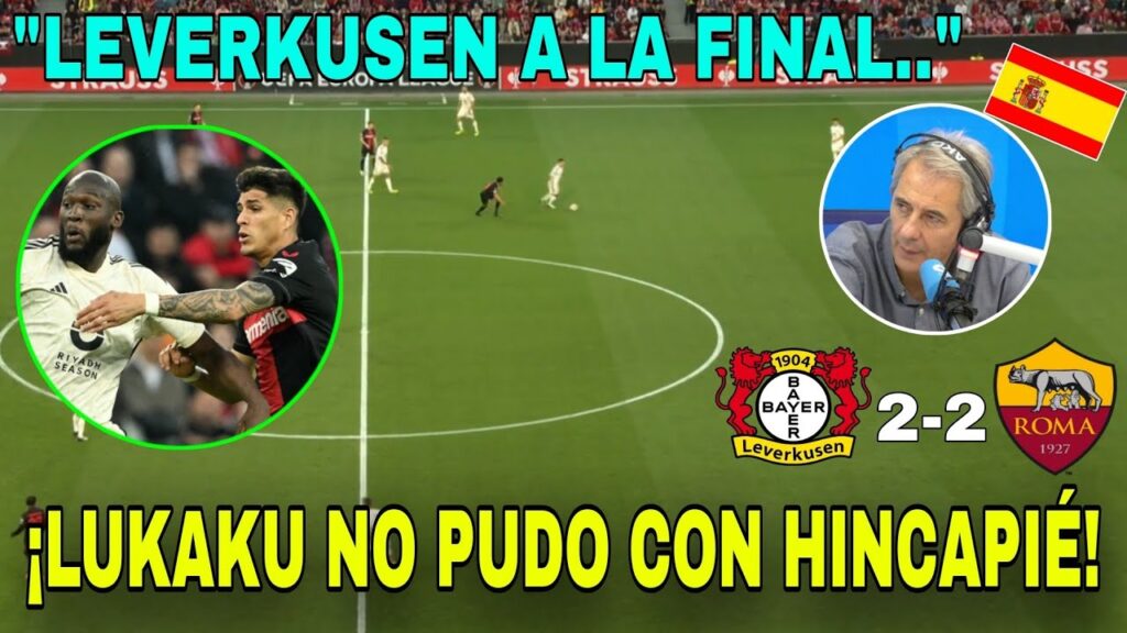 🇪🇸 "Prensa ESPAÑOLA ALUCINADA con PIERO HINCAPIÉ ante la ROMA" | ¡HINCAPIE Le GANÓ a LUKAKU! 😱