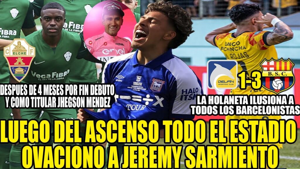 ARIEL HOLAN ESTA IMPARABLE CON BARCELONA! TODO EL ESTADIO OVACIONO A JEREMY SARMIENTO! MENDEZ DEBUTO ARIEL HOLAN ESTA IMPARABLE CON BARCELONA! TODO EL ESTADIO OVACIONO A JEREMY SARMIENTO! MENDEZ DEBUTO