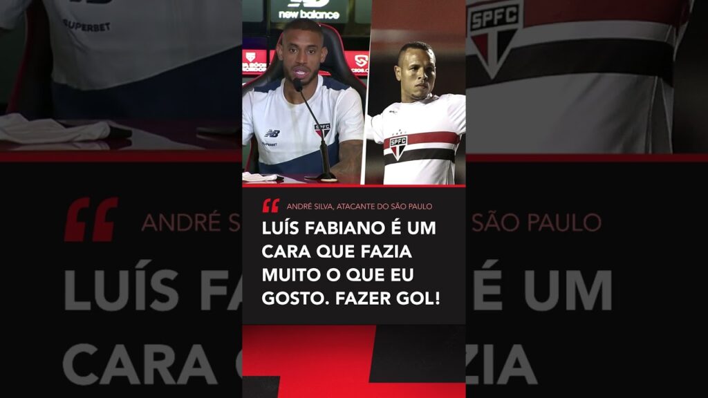 ANDRÉ SILVA QUER SER IGUAL A LUÍS FABIANO NO SÃO PAULO 🔥 #shorts