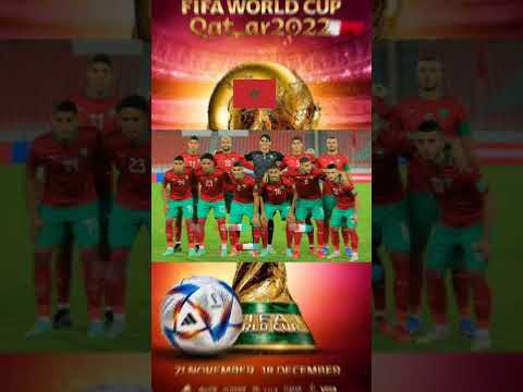Skuad Timnas Maroko 🇲🇦 di Qatar World Cup 2022 | #worldcup #qatar2022 #maroco #football #shorts