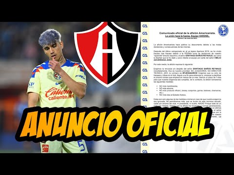 ANUNCIO OFICIAL DEL AMERICA KEVIN ALVAREZ QUEDA BORRADO DEL AMERICA Y YA TIENE NUEVO EQUIPO EN LA LI