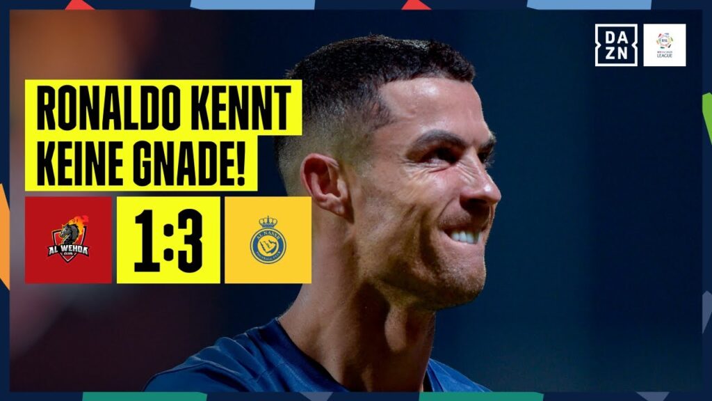 Ronaldo bestraft dicken Patzer eiskalt: Al-Wehda – Al-Nassr 1:3 | Saudi Pro League | DAZN Highlights Ronaldo bestraft dicken Patzer eiskalt: Al-Wehda - Al-Nassr 1:3 | Saudi Pro League | DAZN Highlights