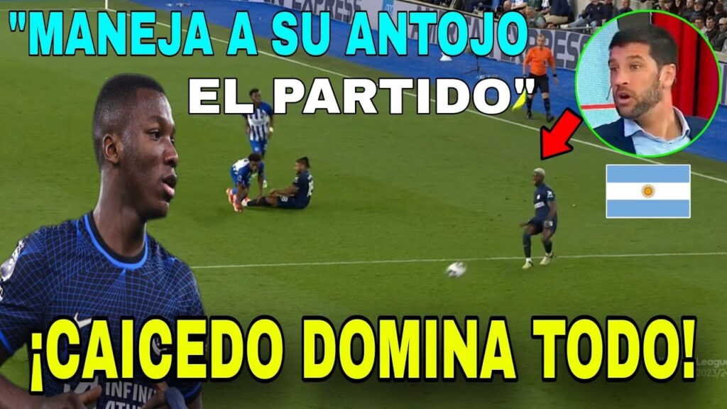 "Argentinos FASCINADOS con MOISÉS CAICEDO frente al Brighton" | ENVIDIABLE Caicedo 😱