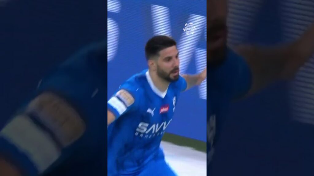 Aleksandar Mitrovic's bullet header put Al Hilal level vs. Al Ahli! 🇷🇸⚽#yallaRSL