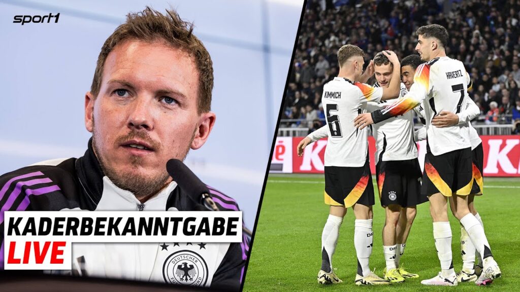 LIVE 🔴 EM 2024: Kadernominierung mit Julian Nagelsmann | DFB-Pressekonferenz