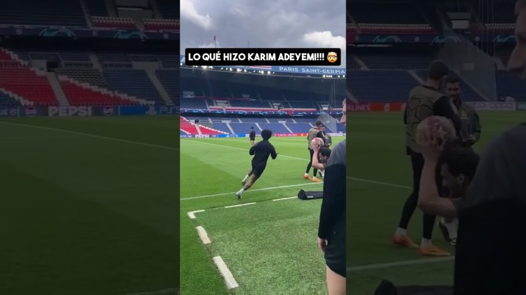 El chute de Karim Adeyemi en el estadio del PSG que rompió a Hummels 🤯❌️