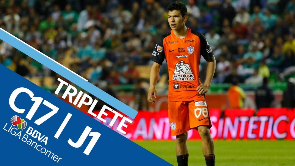 Triplete de Hirving Lozano frente a León