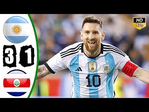 Argentina Vs Costa Rica Highlights