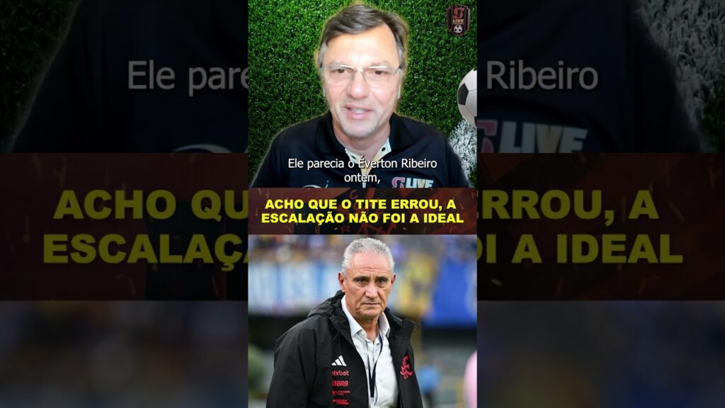 ACHO QUE O TITE ERROU, A ESCALAÇÃO NÃO FOI A IDEAL #flamengo #maurocezar #tite #s1live