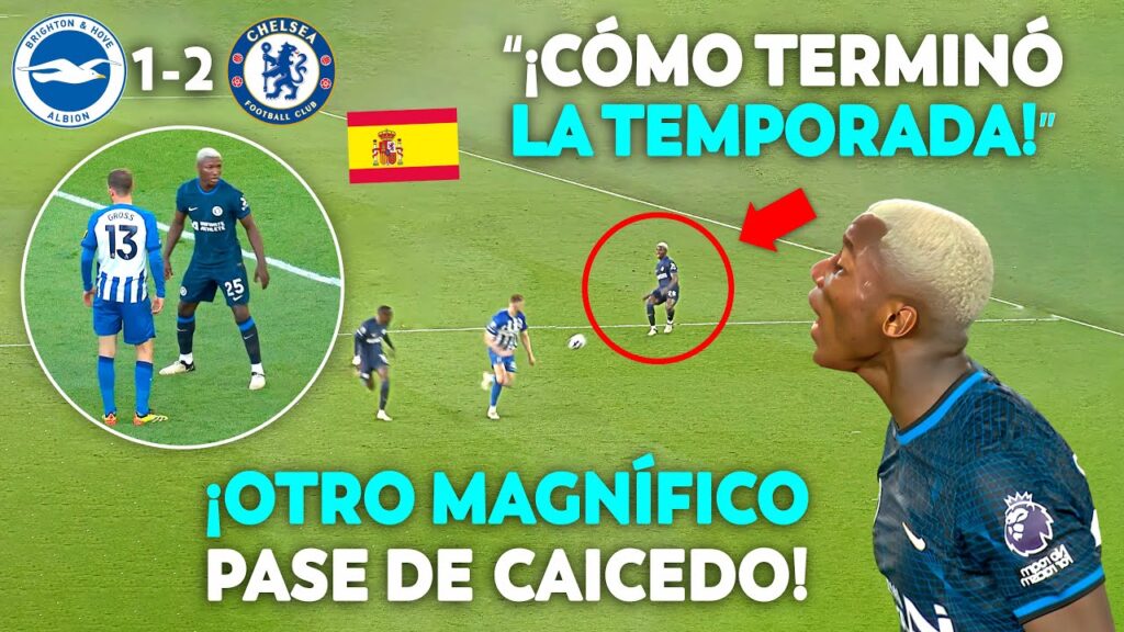 prensa Española DESTACA OTRA VEZ el PARTIDAZO de Moisés Caɪᴄᴇᴅᴏ ante Bʀɪɢʜᴛᴏɴ "CADA VEZ ESTÁ MEJOR"