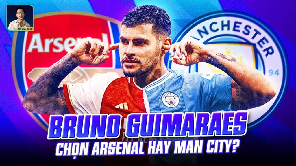 TẠI SAO MAN CITY VÀ ARSENAL TRANH NHAU BRUNO GUIMARAES? TẠI SAO MAN CITY VÀ ARSENAL TRANH NHAU BRUNO GUIMARAES?