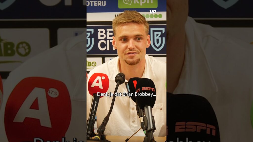 Is Brian Brobbey jaloers op de goals van Kenneth Taylor?🤔 #Ajax #Amsterdam