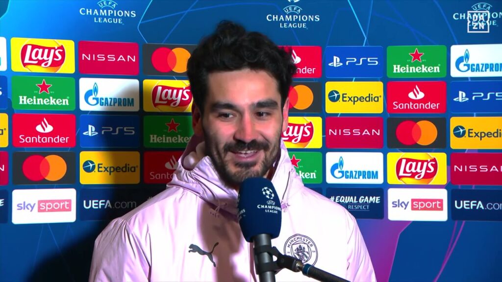 İlkay Gündoğan Reacts to Manchester City's Making UCL Semi-Finals