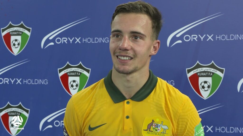 Denis Genreau reflects on 'massive honour' after debuting for Socceroos v Chinese Taipei | Interview