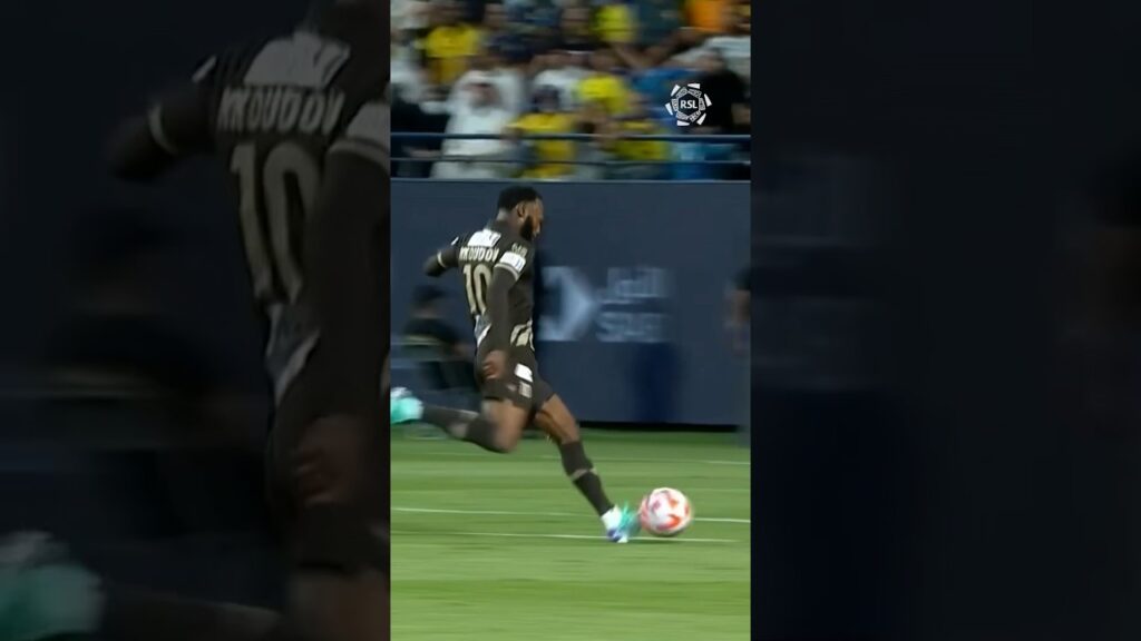 N’Koudou with a composed finish vs. Al Nassr ⚡️⚽️ #yallarsl #roshnsaudileague #football