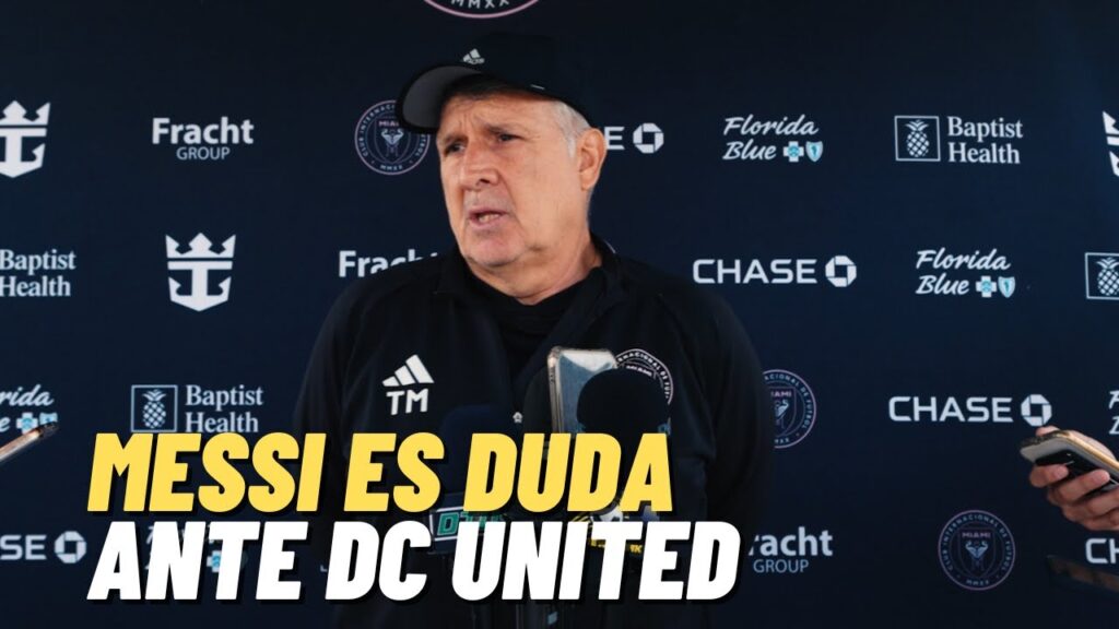INTER MIAMI VS DC UNITED TATA MARTINO Conferencia Pre Partido