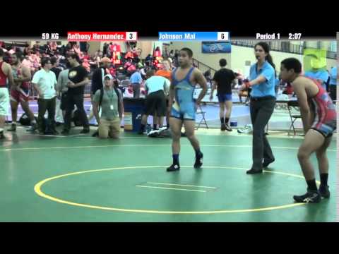 Greco 59 KG Anthony Hernandez vs. Johnson Mai