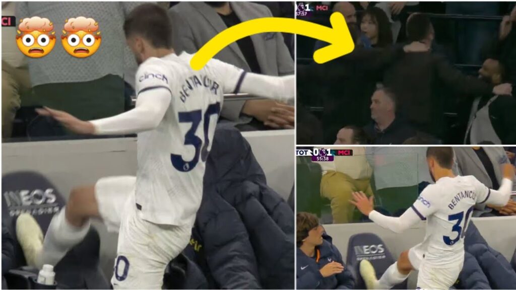 🤯🤯 Tottenham's Rodrigo Bentancur furious reaction & behaving mad for being substituted vs Man City