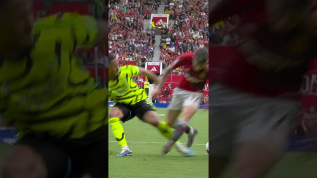 SALIBA'S BRILLIANT CHALLENGE AT OLD TRAFFORD 💪