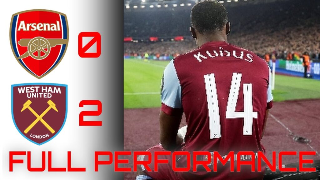 Mohammed Kudus v Arsenal│Full Performance│Every Goal│Every Skill│Every Touch│Arsenal 0-2 Westham