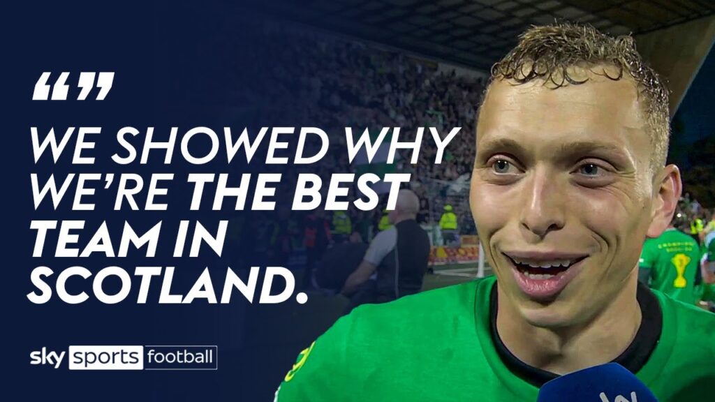 Alistair Johnston reacts to Celtic clinching the Scottish Premiership with win at Kilmarnock!