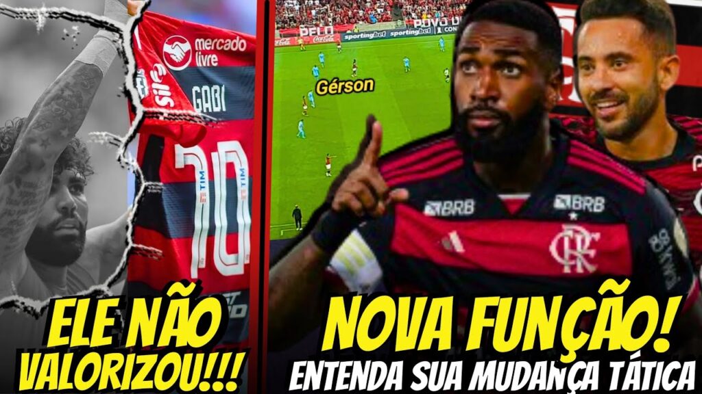 FIM DE CICLO DE GABIGOL! GÉRSON ESTÁ JOGANDO COMO O ÉVERTON RIBEIRO?! ENTENDA E VEJA TATICAMENTE!!!