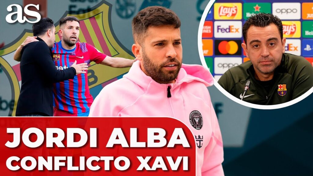JORDI ALBA sale en defensa de XAVI desde MIAMI | FC BARCELONA