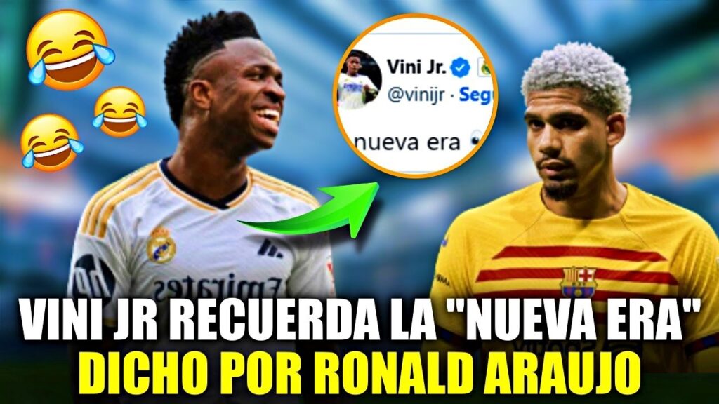 🤣¿NUEVA ERA VINICIUS MENCIONA A RONALD ARAUJO ¡Y AGITA LAS REDES SOCIALES!